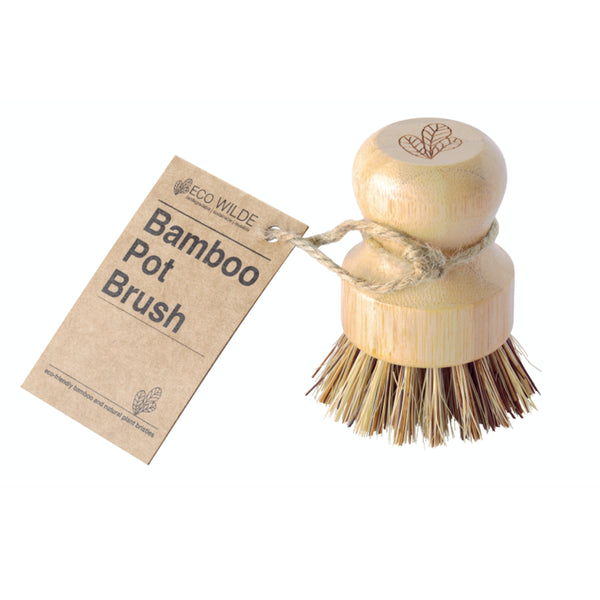 Bamboo Pot Brush